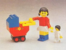Mother with Baby Carriage