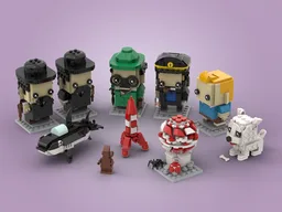Tintin heroes + decor