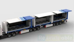 B double trailer&tractor