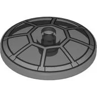 Dish 4 x 4 Inverted with Silver Cockpit Print / Trans-Black