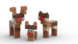 10698 Reindeer Family
