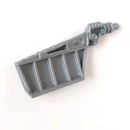 Large Figure Hockey Stick with Axle [Solid Blade] / Pearl Light Gray
