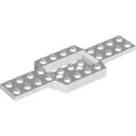 Vehicle Base 4 x 12 x 3/4 with 4 x 2 Recessed Center with Smooth Underside / White