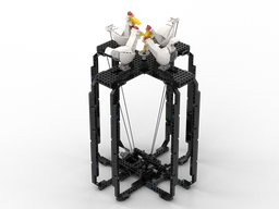 Pecking chicken toy