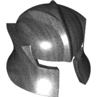 Helmet Castle with Cheek Protection Angled / Pearl Titanium