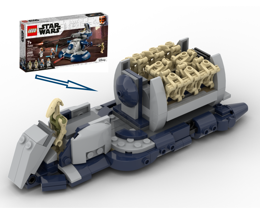 Lego "Droide Platoon Attack Craft" (Separatist) 75283 alternative build (MOC)