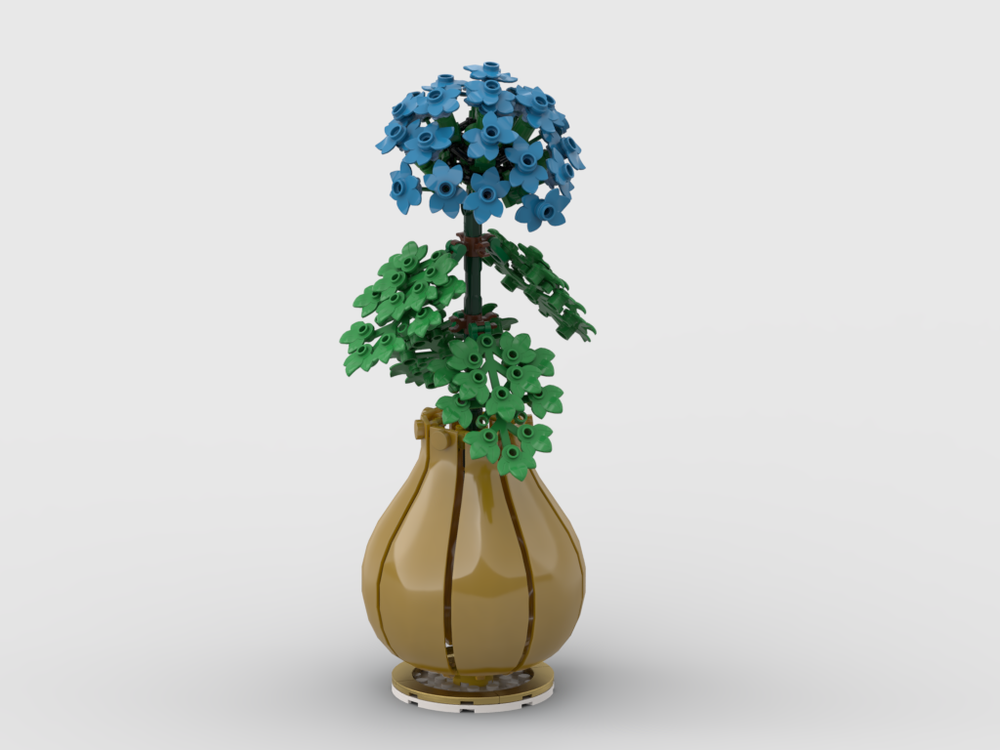Lego Hydrangea Flower
