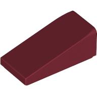 Lego Brick Sloped 18° 2 x 1 x 2/3 / Dark Red