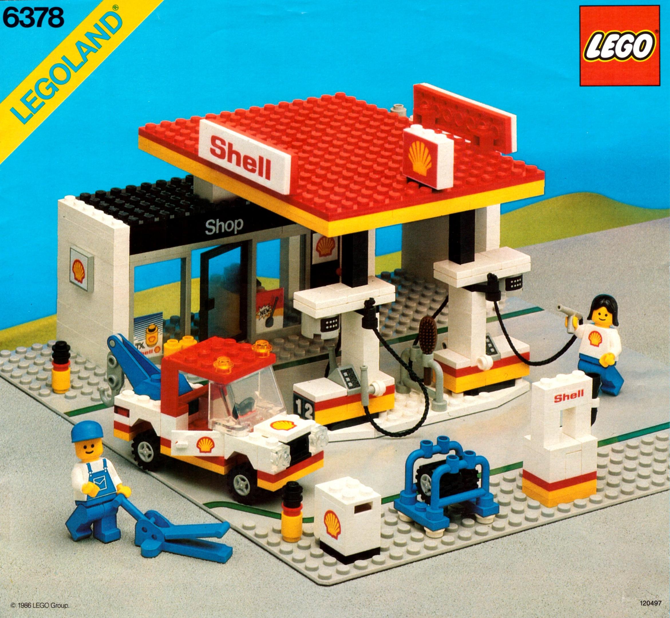 Lego Shell Service Station