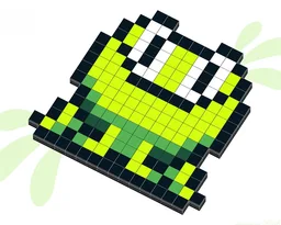 Pixel Art Frog