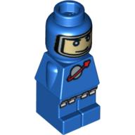 Lego Microfig Meteor Strike Astronaut Blue