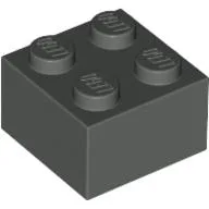 Brick 2 x 2 / Dark Gray