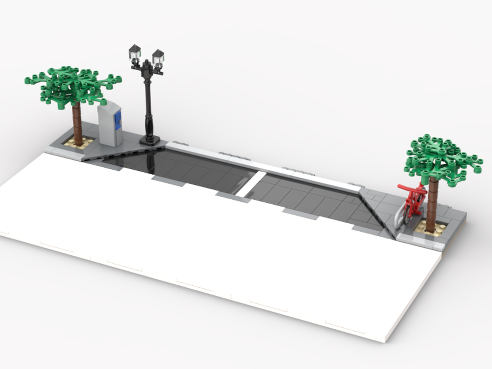 Lego Parking Lot 2_compatible with new road plates