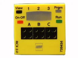 Tile 2 x 2 with RCX 2.0 Programmable Brick Face Print