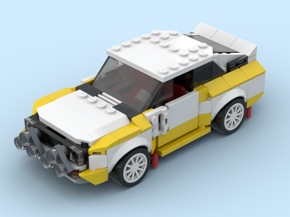Lego 1985 Audi Quattro A1 - 8 Stud Wide