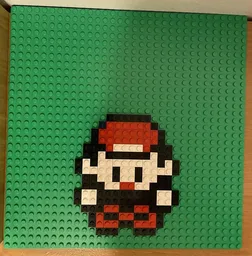 Pokémon Trainer 8 Bit Pixel Art
