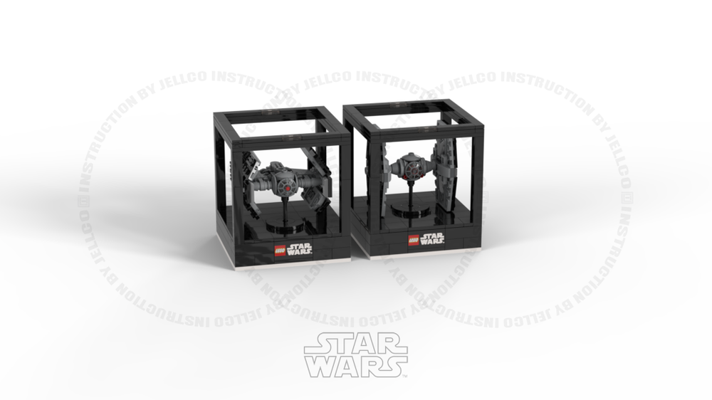 Lego Micro T.I.E fighters Desktop Cube Series II