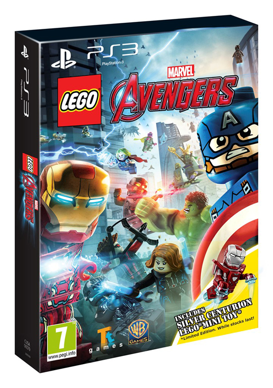 Lego Marvel Avengers with Silver Centurion Minifigure - PS3