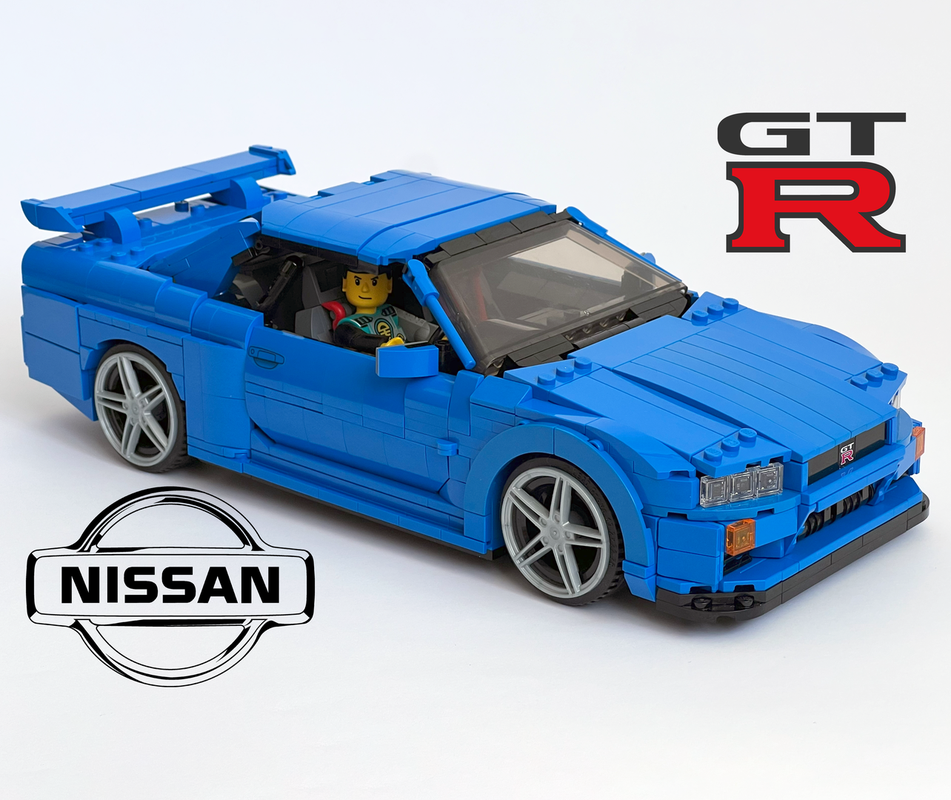 Lego Nissan Skyline GTR R34