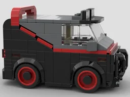 Compacted racer - Baracus' van from A Team