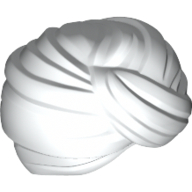 Lego Hat Turban Wrap without Hole / White