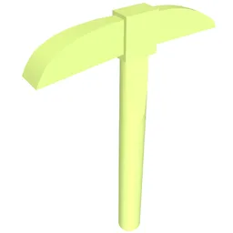 Tool Pickaxe / Yellowish Green