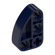 Lego Technic Beam 2 x 3 L-Shape with Quarter Ellipse Thick / Dark Blue