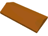 Lego Brick Sloped 33° 2 x 4 Double / Dark Orange