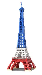 10181 Eiffel Tower - French Flag Color