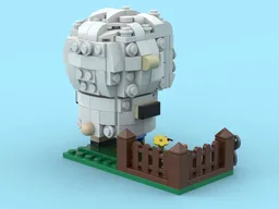 Brick-built White Sheep