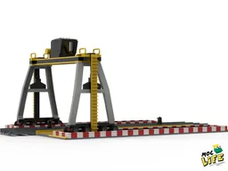 Crane docking train station