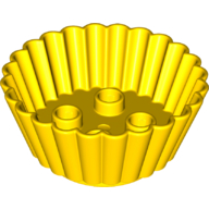 Lego Duplo Cupcake / Muffin Cup with 2 x 2 Studs / Yellow