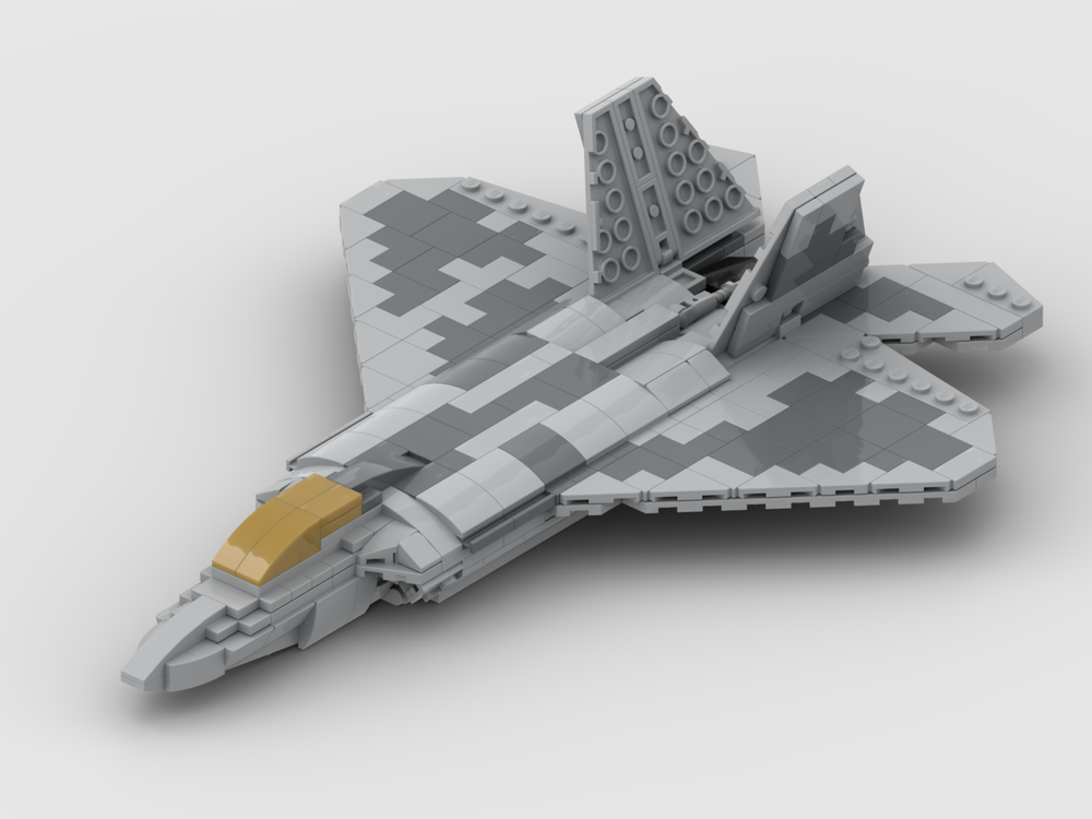 Lego F-22 Raptor Mini-Scale