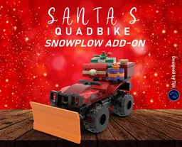Santa's Quadbike Snowplow Add-on