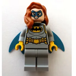 Batgirl, Light Bluish Gray Suit, Blue Eyemask