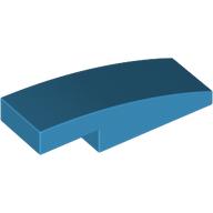 Lego Brick Curved 3 x 1 x 2/3 / Dark Azure