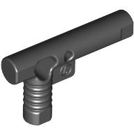 Lego Equipment Hose Nozzle / Gun with Side String Hole Simplified / Black