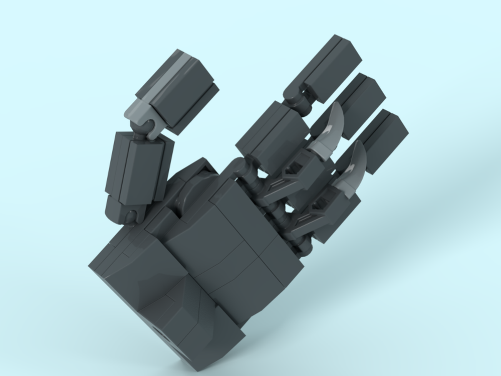 Lego Catzilla's hand