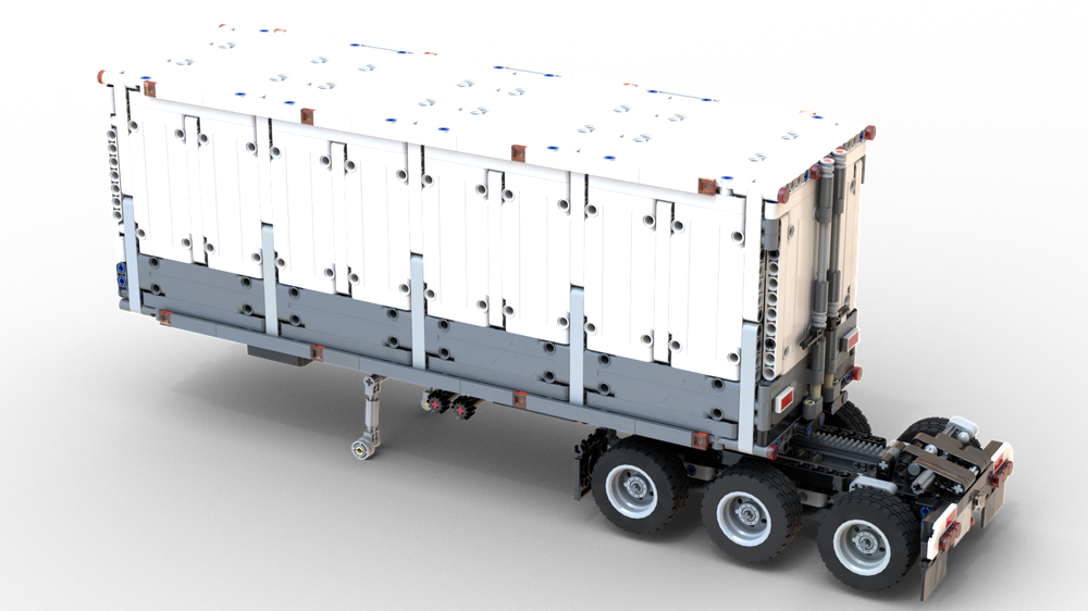 Lego Lead Dry Van (Box) Semitrailer for 42078 (Slider featured)