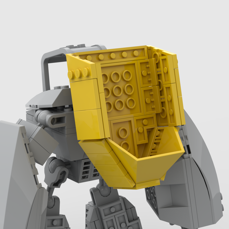 Lego Construction Mech Addon - Hauler Backpack