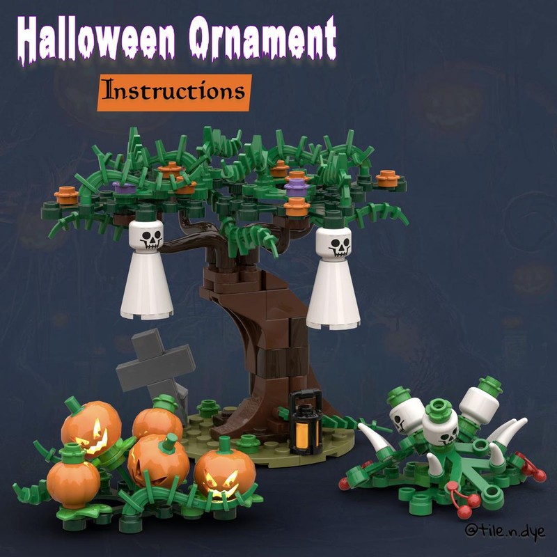 Lego HALLOWEEN ORNAMENT - LEGO SPOOKY HALLOWEEN MOC