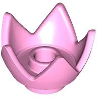 Crown / Flower / Egg Shell Half / Bright Pink