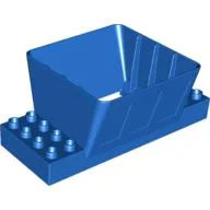 Duplo Loading Chute / Silo with 2 x 4 Base Bricks / Blue