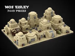 Tatooine Mos Eisley - Modular Desert City