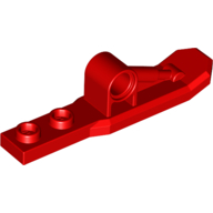 Lego Helicopter Landing Ski 1 x 6 with Pin Hole / Red