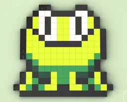 Pixel Art Frog