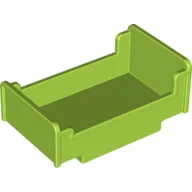 Duplo Bed 3 x 5 x 1 2/3 / Lime