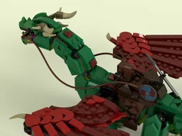 Medieval Dragon Saddle