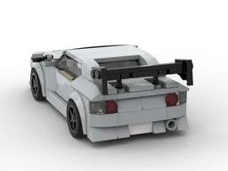 Mitsy Lancer Evo - Light Bluish Gray