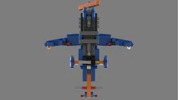 Propeller plane with stand